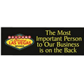 Welcome to Las Vegas Sign Panoramic Photo Hand Mirror (1.625" x 4.625")